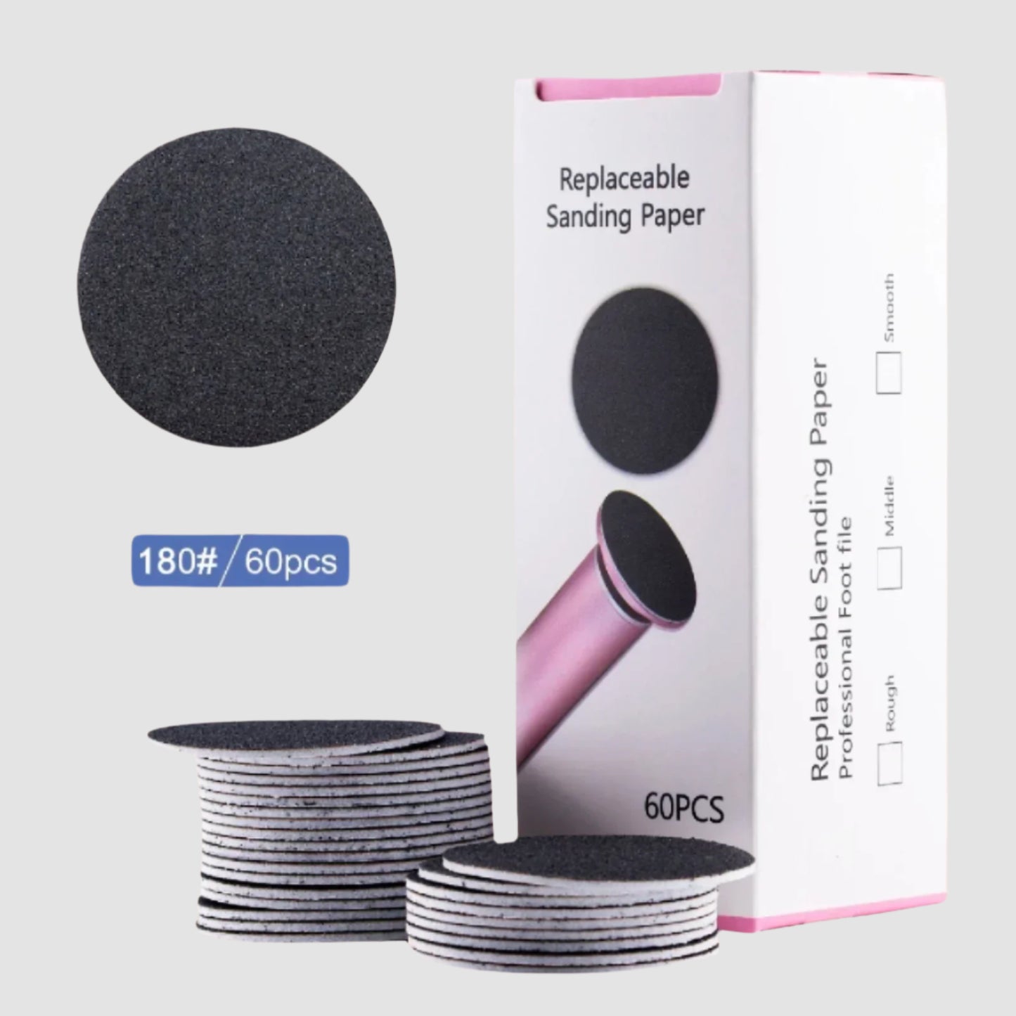 PediSoft™ Refill – 60pcs Sanding Discs