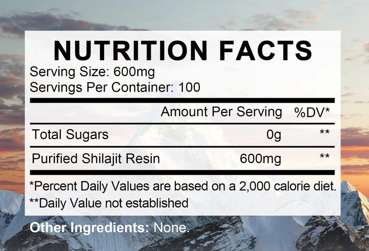 Shilajit Balance Resin
