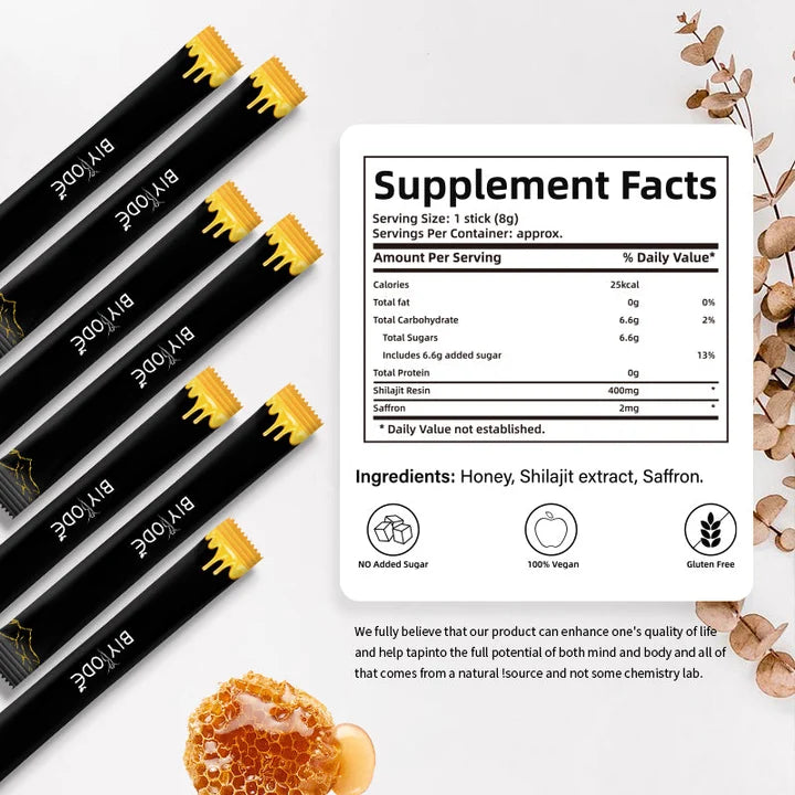 Shilajit Honey Sticks