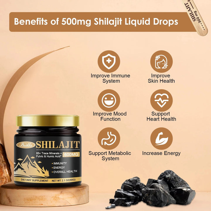 VitalShilajit™ Resin 60g – Raw Strength