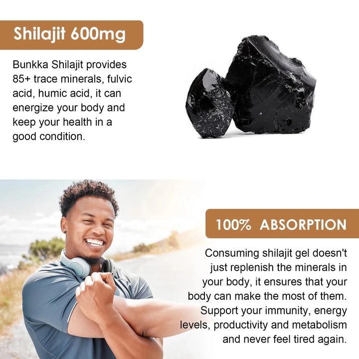 VitalShilajit™ Resin 60g – Raw Strength