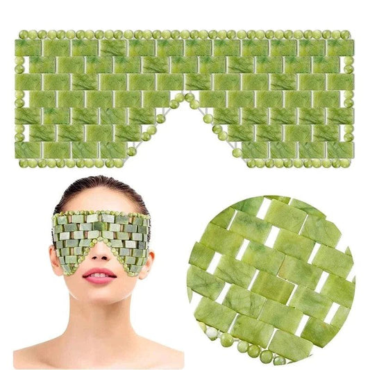 Cooling Natural Jade Eye Mask | Cooling jade mask for eyes