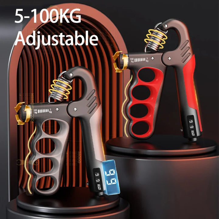KraftPro360° | Adjustable Hand Strengthener (5–100kg)