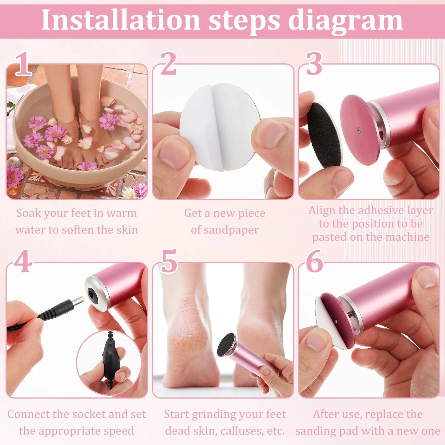 PediSoft™ Electric Foot File