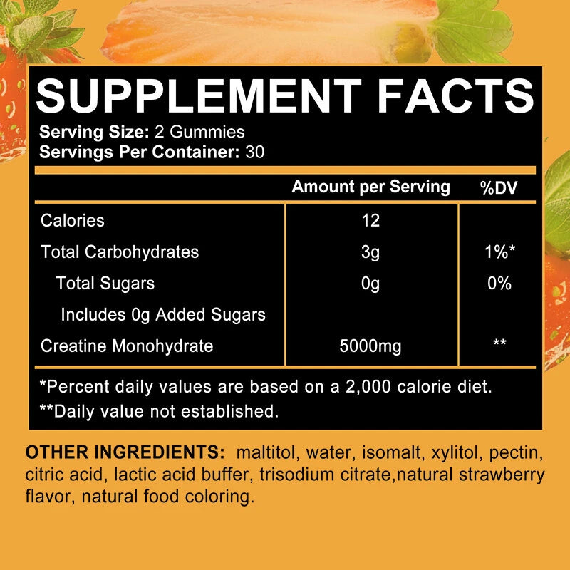 Creatine Monohydrate Gummies 5g