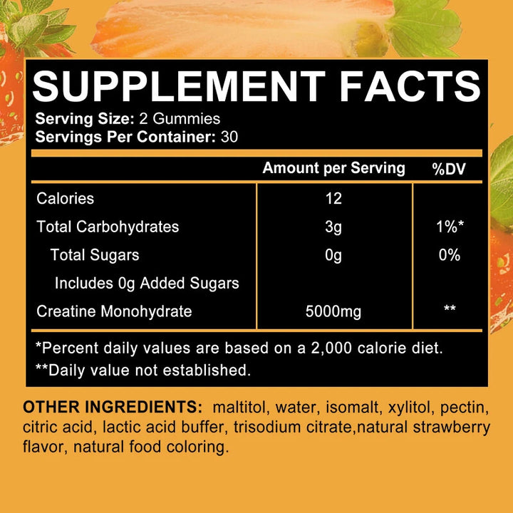Creatine Monohydrate Gummies 5g